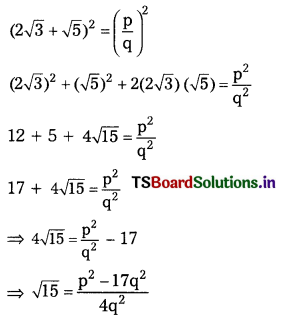 TS 10th Class Maths Solutions Chapter 1 Real Numbers Optional Exercise 1