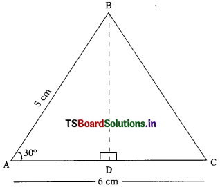 TS 10th Class Maths Solutions Chapter 12 Applications of Trigonometry Ex 12.1 10