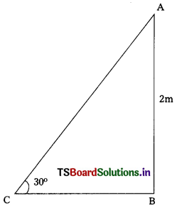 TS 10th Class Maths Solutions Chapter 12 Applications of Trigonometry Ex 12.1 3