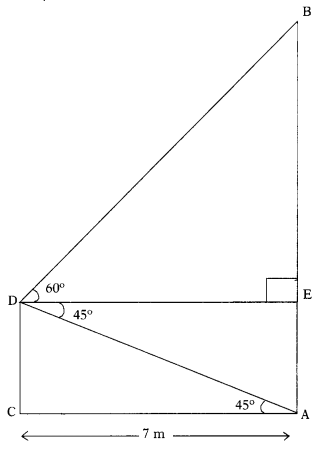 TS 10th Class Maths Solutions Chapter 12 Applications of Trigonometry Ex 12.2 5
