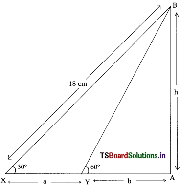 TS 10th Class Maths Solutions Chapter 12 Applications of Trigonometry Ex 12.2 6