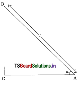 TS 10th Class Maths Solutions Chapter 12 Applications of Trigonometry InText Questions 1