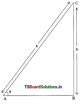 TS 10th Class Maths Solutions Chapter 12 Applications of Trigonometry InText Questions 4