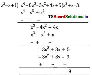 TS 10th Class Maths Solutions Chapter 3 Polynomials Ex 3.4 2
