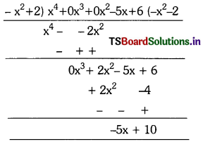 TS 10th Class Maths Solutions Chapter 3 Polynomials Ex 3.4 3