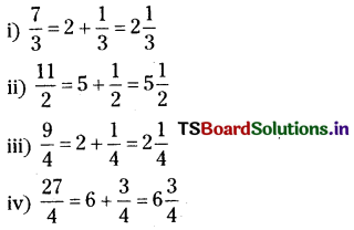 TS 6th Class Maths Solutions Chapter 7 Fractions and Decimals Ex 7.1 3