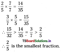 TS 6th Class Maths Solutions Chapter 7 Fractions and Decimals InText Questions 22