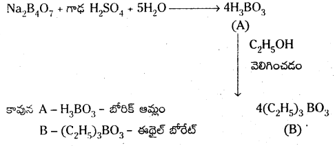 TS Inter 1st Year Chemistry Study Material Chapter 10 P బ్లాక్ మూలకాలు – 13వ గ్రూప్ 21
