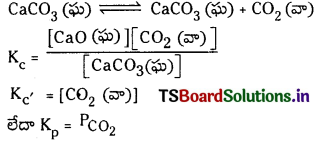 TS Inter 1st Year Chemistry Study Material Chapter 7 రసాయనిక సమతాస్థితి, అమ్లాలు – క్షారాలు 3