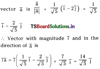 TS Inter 1st Year Maths 1A Addition of Vectors Important Questions 6