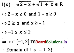 TS Inter 1st Year Maths 1A Functions Important Questions 27