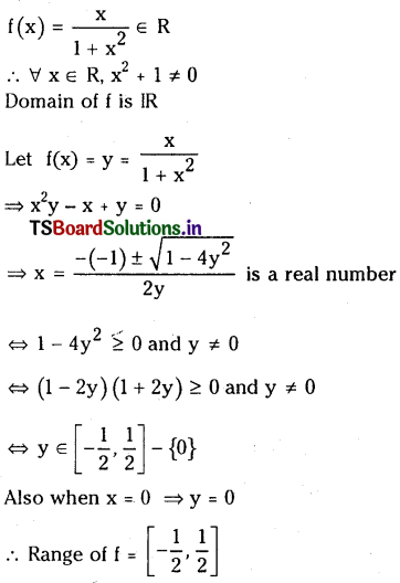 TS Inter 1st Year Maths 1A Functions Important Questions 34