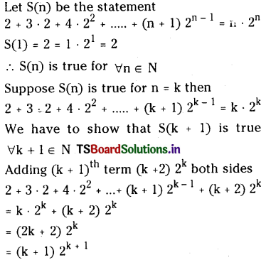 TS Inter 1st Year Maths 1A Mathematical Induction Important Questions 4