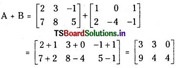 TS Inter 1st Year Maths 1A Matrices Important Questions 4