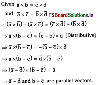 TS Inter 1st Year Maths 1A Products of Vectors Important Questions 41
