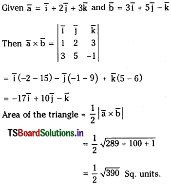 TS Inter 1st Year Maths 1A Products of Vectors Important Questions 42