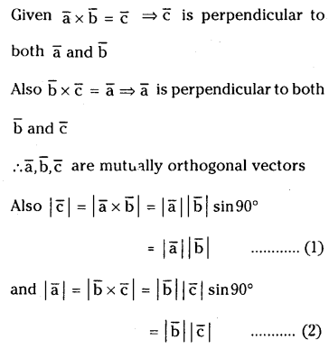 TS Inter 1st Year Maths 1A Products of Vectors Important Questions 49