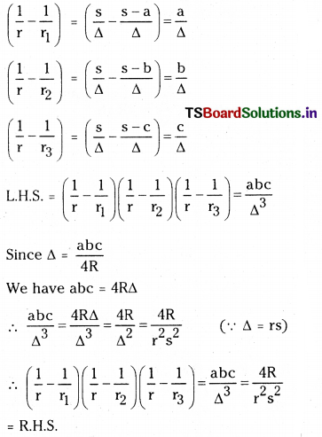TS Inter 1st Year Maths 1A Solutions Chapter 10 Properties of Triangles Ex 10(b) 6