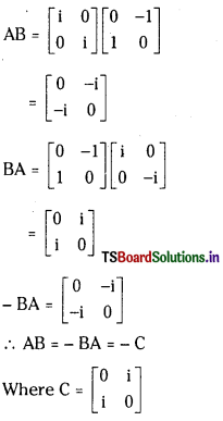 TS Inter 1st Year Maths 1A Solutions Chapter 3 Matrices Ex 3(b) 10