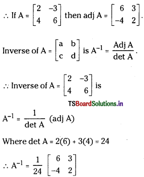 TS Inter 1st Year Maths 1A Solutions Chapter 3 Matrices Ex 3(e) 1