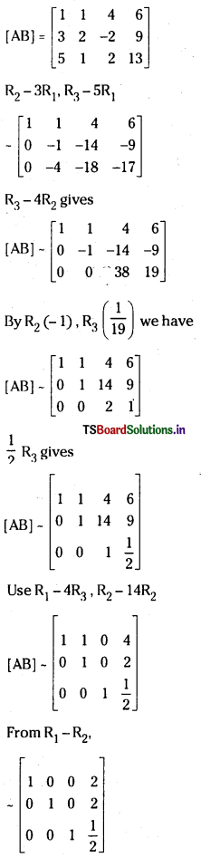 TS Inter 1st Year Maths 1A Solutions Chapter 3 Matrices Ex 3(g) 10