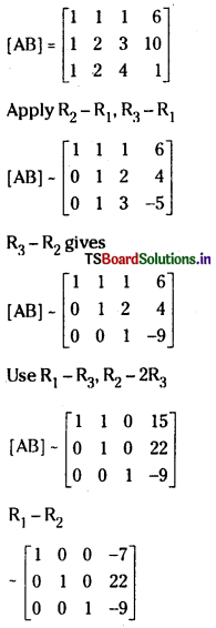 TS Inter 1st Year Maths 1A Solutions Chapter 3 Matrices Ex 3(g) 7