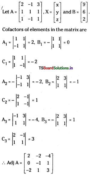 TS Inter 1st Year Maths 1A Solutions Chapter 3 Matrices Ex 3(h) 10