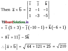 TS Inter 1st Year Maths 1A Solutions Chapter 5 Products of Vectors Ex 5(b) 1
