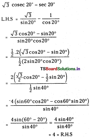 TS Inter 1st Year Maths 1A Solutions Chapter 6 Trigonometric Ratios upto Transformations Ex 6(d) 29