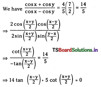 TS Inter 1st Year Maths 1A Solutions Chapter 6 Trigonometric Ratios upto Transformations Ex 6(e) 9