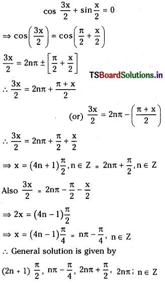 TS Inter 1st Year Maths 1A Solutions Chapter 7 Trigonometric Equations Ex 7(a) 15