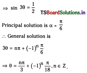TS Inter 1st Year Maths 1A Solutions Chapter 7 Trigonometric Equations Ex 7(a) 18