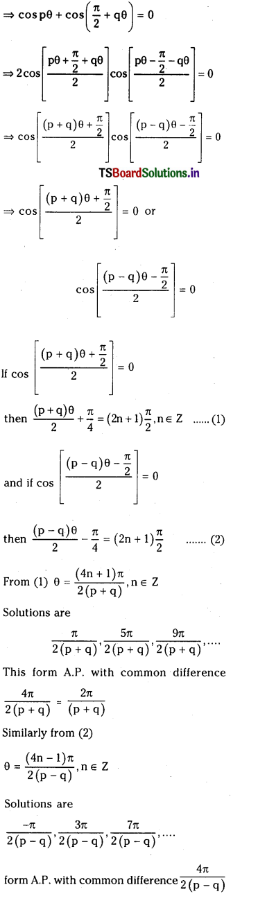 TS Inter 1st Year Maths 1A Solutions Chapter 7 Trigonometric Equations Ex 7(a) 21