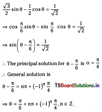 TS Inter 1st Year Maths 1A Solutions Chapter 7 Trigonometric Equations Ex 7(a) 5