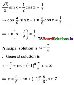 TS Inter 1st Year Maths 1A Solutions Chapter 7 Trigonometric Equations Ex 7(a) 6