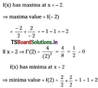 TS Inter 1st Year Maths 1B Maxima and Minima Important Questions Some More Q5.1