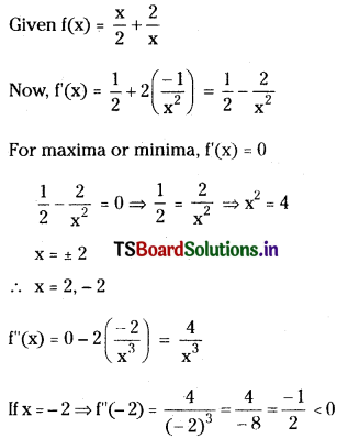 TS Inter 1st Year Maths 1B Maxima and Minima Important Questions Some More Q5