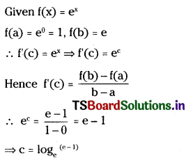 TS Inter 1st Year Maths 1B Mean Value Theorems Important Questions Q11