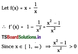 TS Inter 1st Year Maths 1B Solutions Chapter 10 Applications of Derivatives Ex 10(g) 1