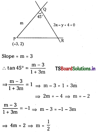 TS Inter 1st Year Maths 1B Solutions Chapter 3 Straight Lines Ex 3(d) 19