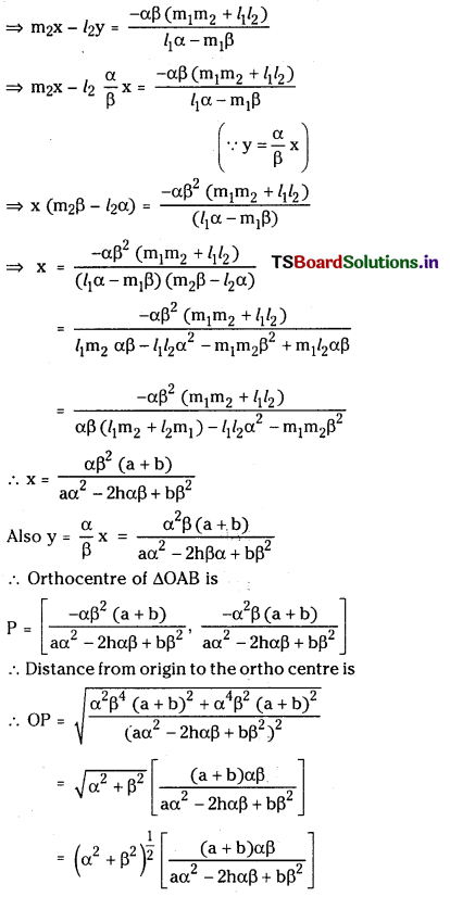TS Inter 1st Year Maths 1B Solutions Chapter 4 Pair of Straight Lines Ex 4(a) 27
