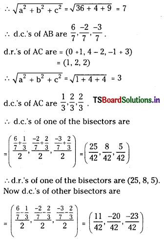 TS Inter 1st Year Maths 1B Solutions Chapter 6 Direction Cosines and Direction Ratios Ex 6(b) 13