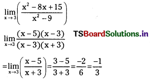 TS Inter 1st Year Maths 1B Solutions Chapter 8 Limits and Continuity Ex 8(a) 11