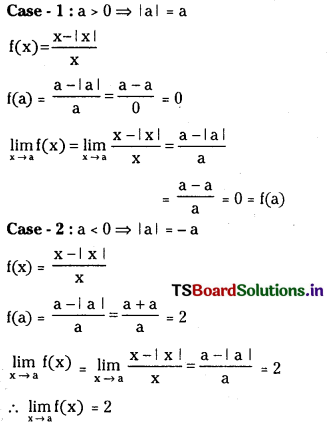 TS Inter 1st Year Maths 1B Solutions Chapter 8 Limits and Continuity Ex 8(e) 9