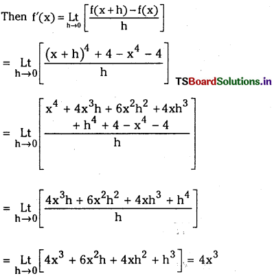 TS Inter 1st Year Maths 1B Solutions Chapter 9 Differentiation Ex 9(a) 11