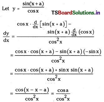 TS Inter 1st Year Maths 1B Solutions Chapter 9 Differentiation Ex 9(b) 12
