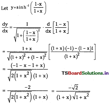 TS Inter 1st Year Maths 1B Solutions Chapter 9 Differentiation Ex 9(b) 20