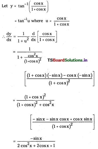 TS Inter 1st Year Maths 1B Solutions Chapter 9 Differentiation Ex 9(b) 28