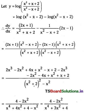 TS Inter 1st Year Maths 1B Solutions Chapter 9 Differentiation Ex 9(b) 6
