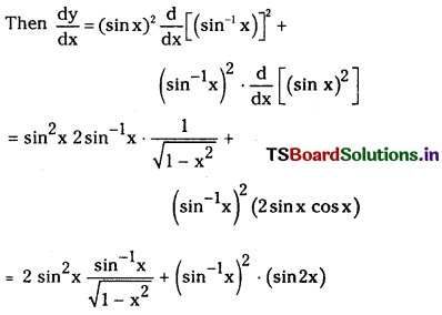 TS Inter 1st Year Maths 1B Solutions Chapter 9 Differentiation Ex 9(b) 8